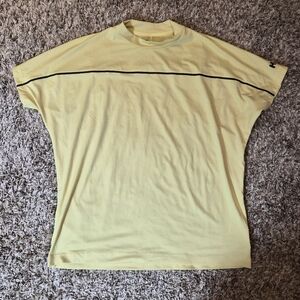 Helly Hansen Yellow Black Stripe Mod Tshirt M